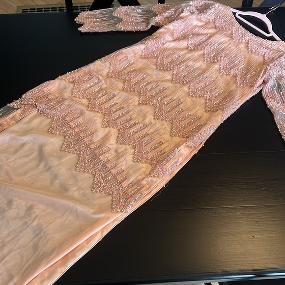 Gorgeous beaded dress - high in the front low in the back - Picture 4 of 14